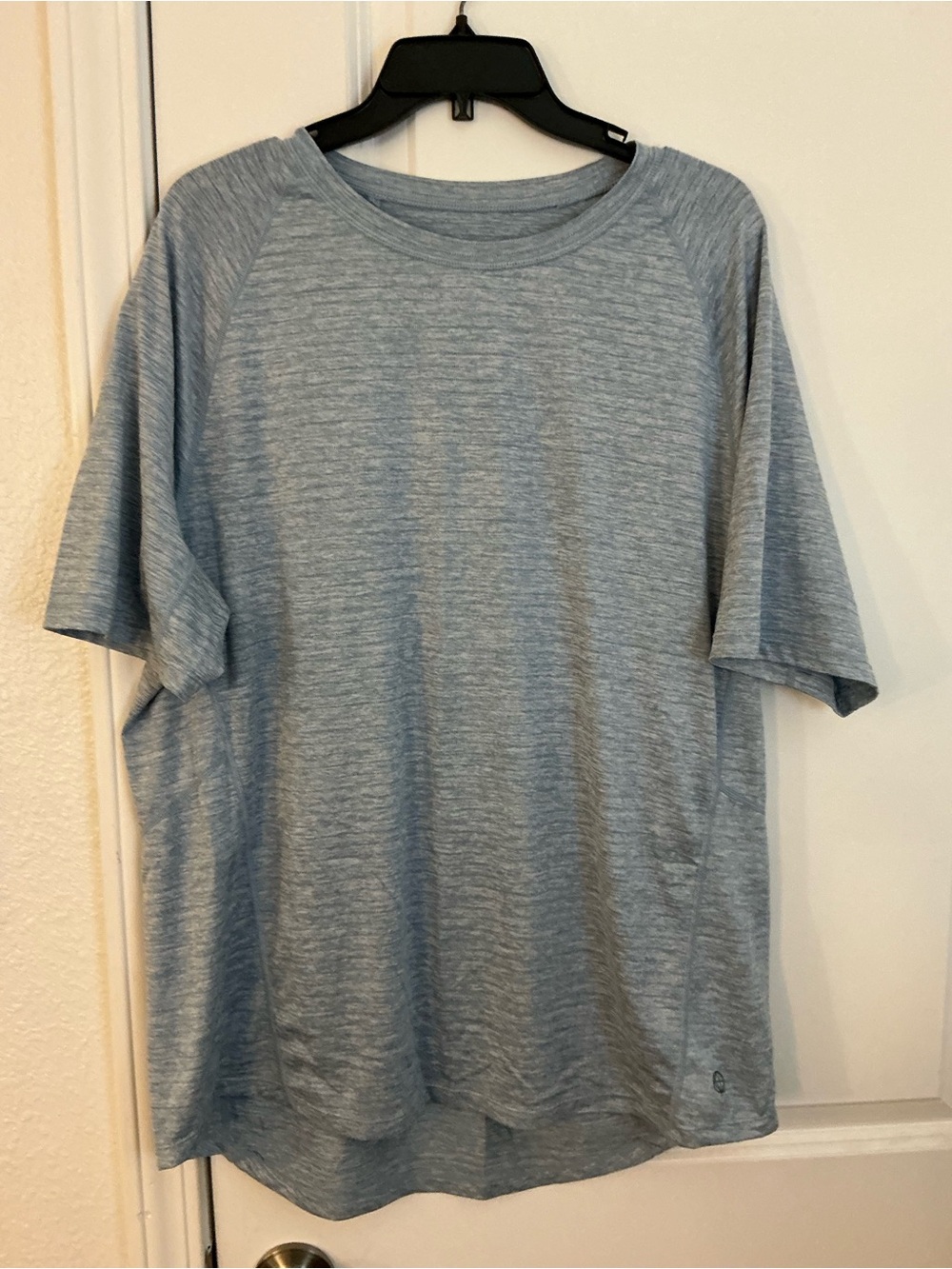 🔥Mondetta Outdoor Project HeatherBlue Short Slve Performance Activewear Shirt L